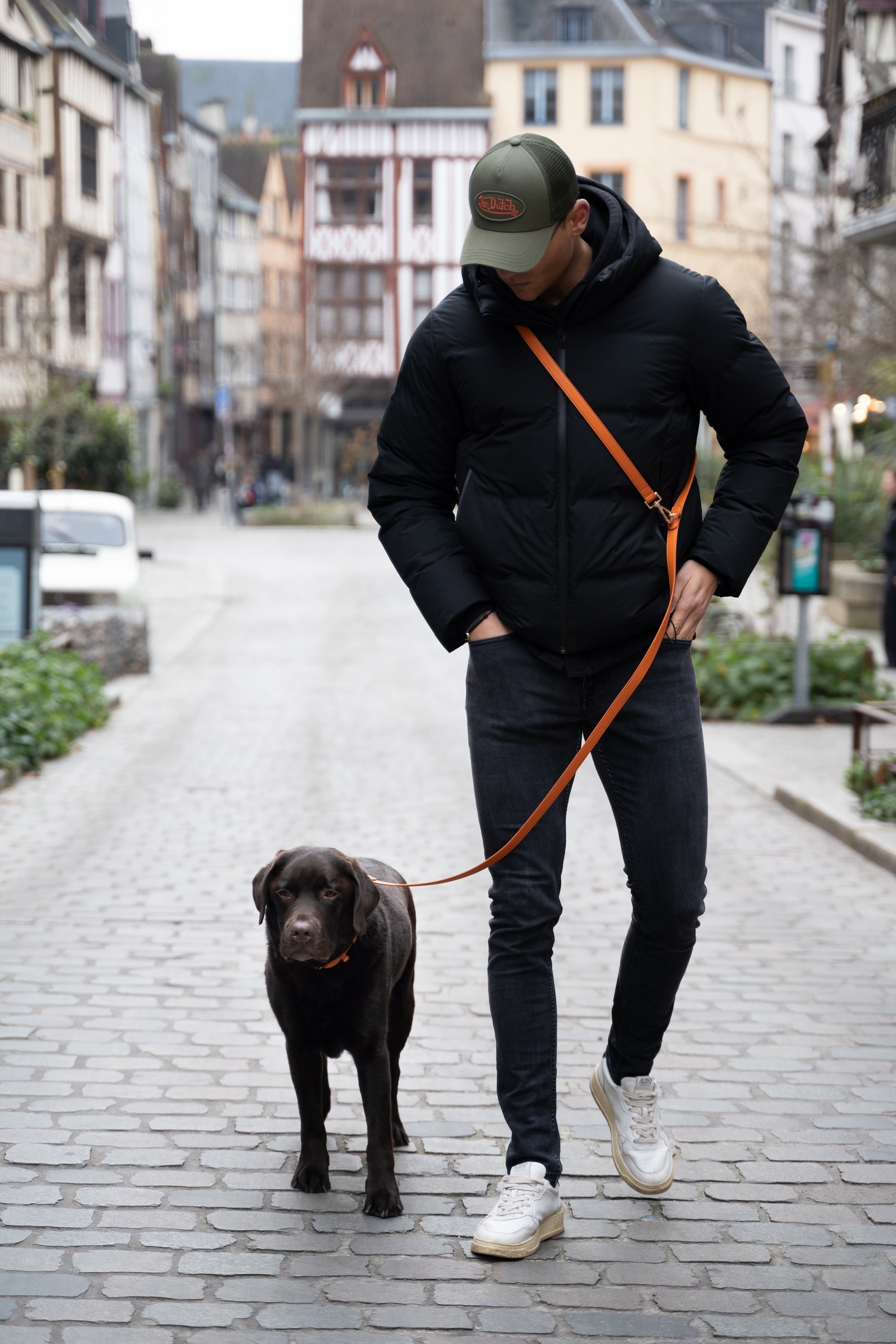 Laisse Mains-libres Orange