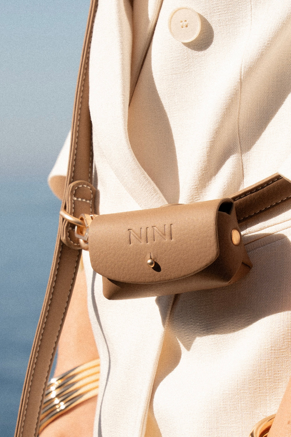 Poop bag Beige